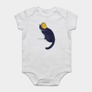 Construction Cat Baby Bodysuit